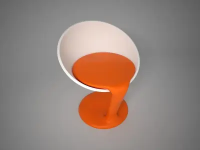 02 MELTHING CHAIR  3D model