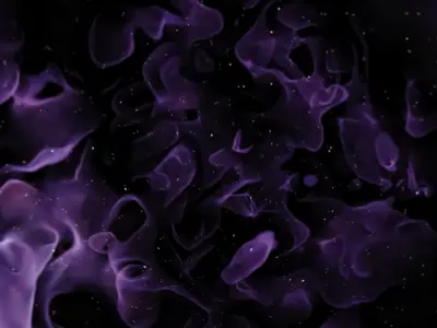 HDRI Panoramic Sky - 360 starfield - violet nova nebula 012 Low-poly 3D model