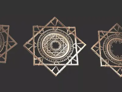 Dr Strange Influenced Magic pattern 3 designss 3D model