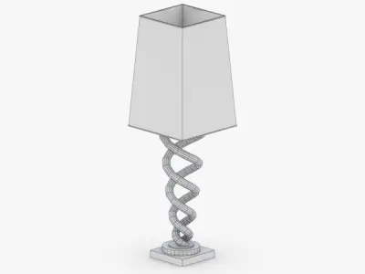 1395 - Table Lamp Low-poly 3D model