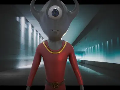  Alien Friendly 3D model