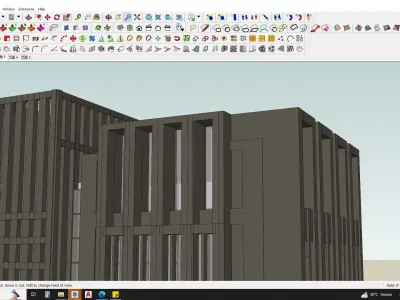 2 Apartment 3d sketchup models 3D model