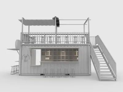 Container Bar 1 3D model
