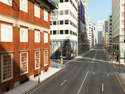 3D City RT Day 3D model