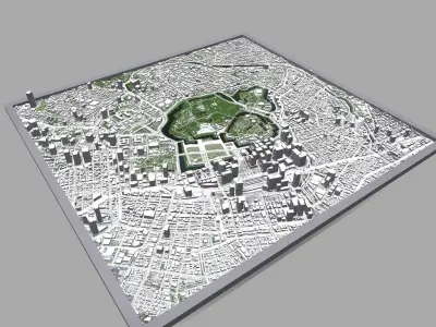 Cityscape Tokyo Japan 3D model