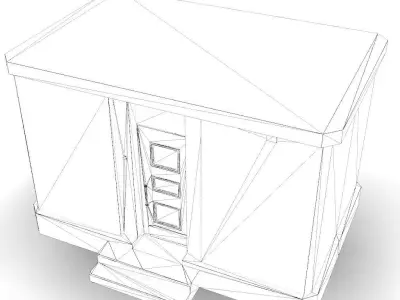 Small building 1 Low-poly 3D model