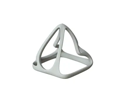 SciFi Cube Object No 58276 Low Poly Shape Low-poly 3D model