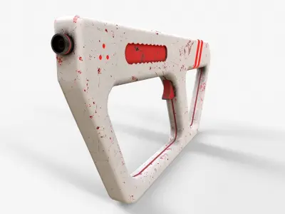 Sci-Fi Gun  Low-poly 3D model buy