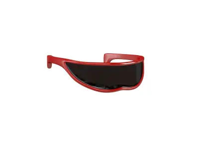 Future Technology Glasses v3 007 Low-poly 3D model