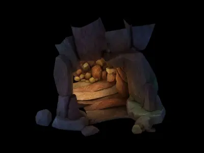 Dwarven Mine Entrance 23 3D model