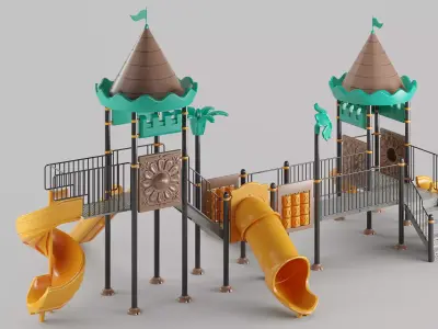 Playground 3d Model HQ 3D model