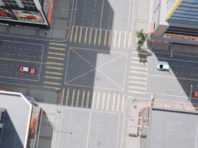 Hong Kong cityscape 3D model