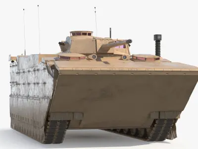  US Marine Amphibious Assault Vehicle Wet 