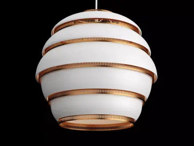 Pendant Lamp ARTEK  A331 Beehive 3D model