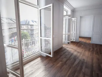 Wooden floor 3D model