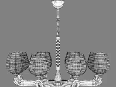 706082 Delta Osgona Chandelier 3D model