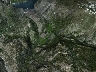 Yosemite National Park 3D model