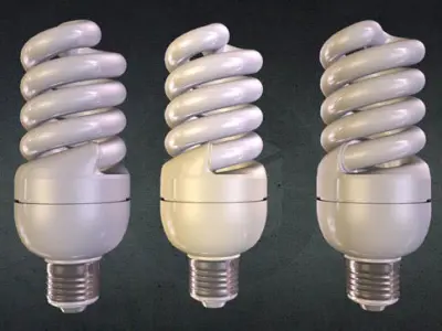 Energy saving lamp 1 3D model