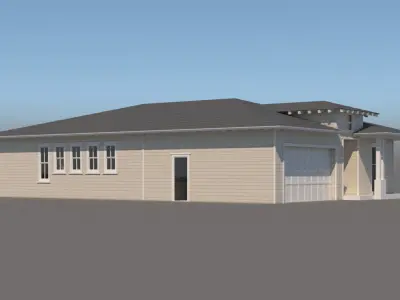 American Family Home 8 3D model