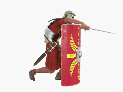 Roman Centurion - Gladius Soldier  Low-poly 3D model