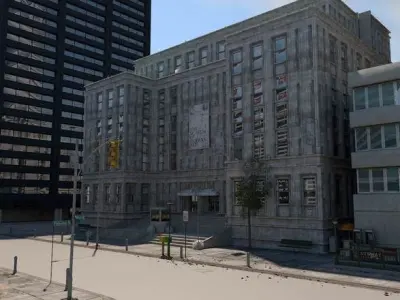 5 street blocks high detailed city building Chinatown  3D model