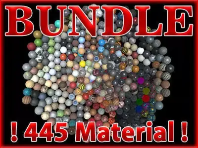 PBR Material Bundle Vol1 - 445 Material  Texture