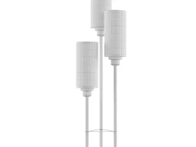  360 Lighting Malone Modern Tree Table Lamp 3D model