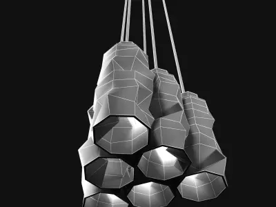 Inside Bubble Ceiling Light 3D model