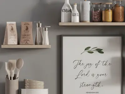 kitchen accessories 02 3D model