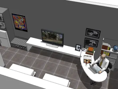 vacation spot-Resort-Fashion Leisure Hotel-0270 3D model