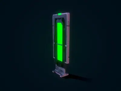 Sci Fi Scanner Low-poly 3D model