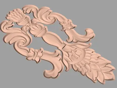 3D carved model furniture 3D design used for artcam aspire E776 3D model