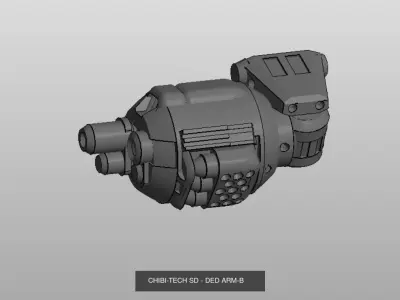 CHI TECH SD  ARMS 1 COLLECTION 3D Model Pack