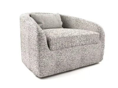 Four Hands - Topanga Swivel Chair-Knoll Domino 3D model