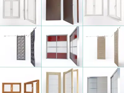 Doors and Windows Collection 3D model