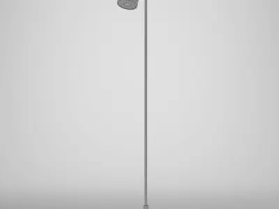 Salena Arched Floor LED Lamp by Foundstone 3D model