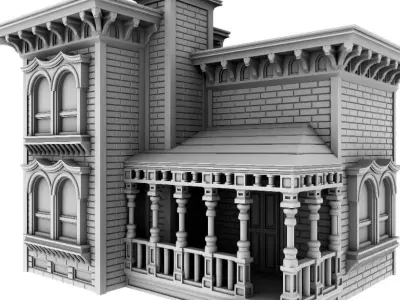 Victorian House model - Anna 3D print model