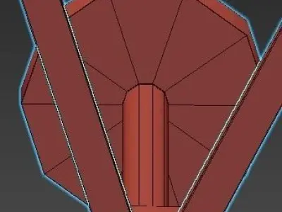 Geondo gendo chandelier 3D model