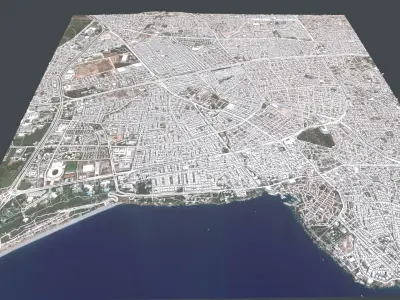 Cityscape Antalia Turkey 3D model
