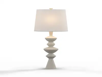 Arteriors Jillian Table Lamp White 3D model