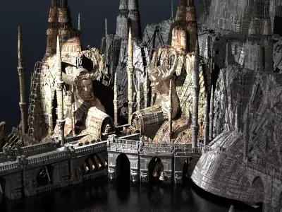 Covenant  Holy Temples Kit bash 2 3D model