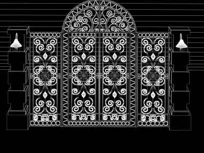gate door  3D model