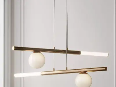 Balance Chandelier from West Elm 3D model