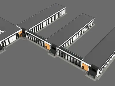 High School ID031 3D model