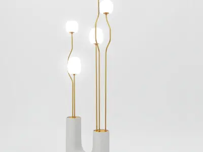 Floor Lamp 3D model 8
