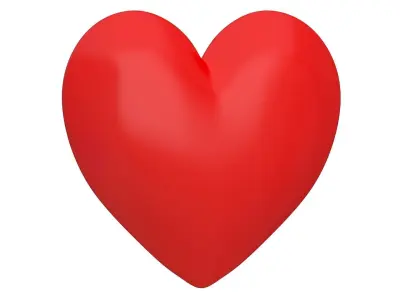 Heart Simple Low-poly 3D model