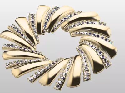 soleil 2 pendant 3D print model