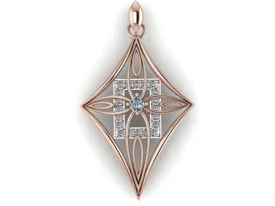 Women Pendant  3D print model