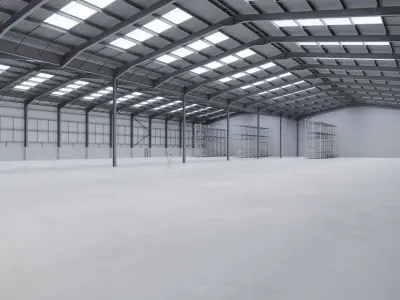 Warehouse Interior 12 Low-poly 3D model