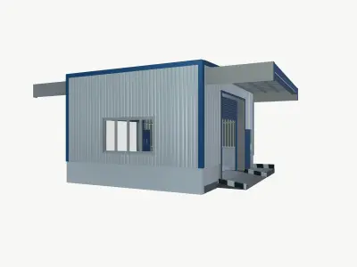 Garage shed 3D model